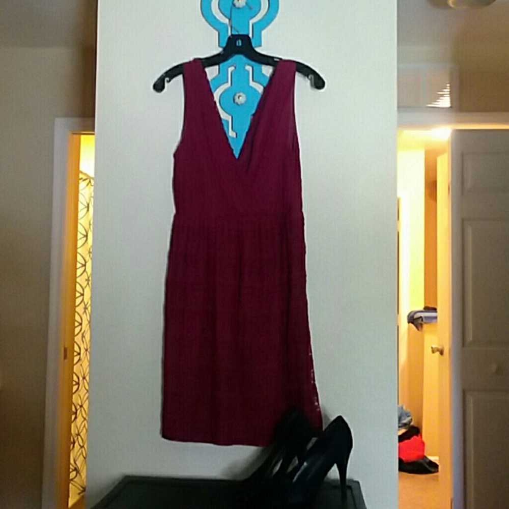 NWOT Burgundy dress